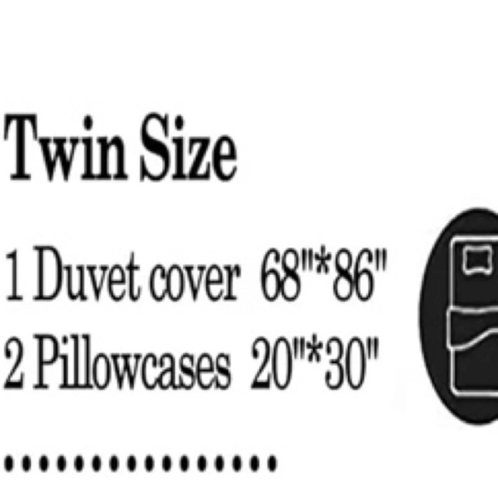Pink and White Duvet Cover Bedding  No duvet insert)